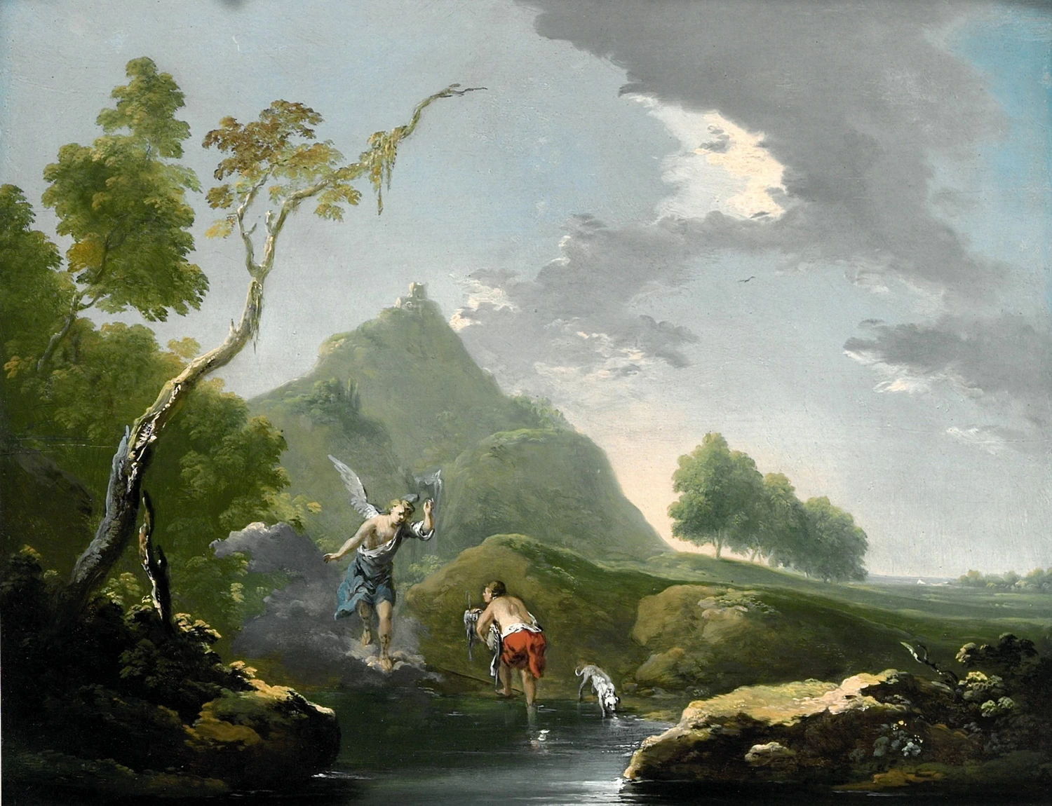 Paesaggio con Tobia e l'angelo